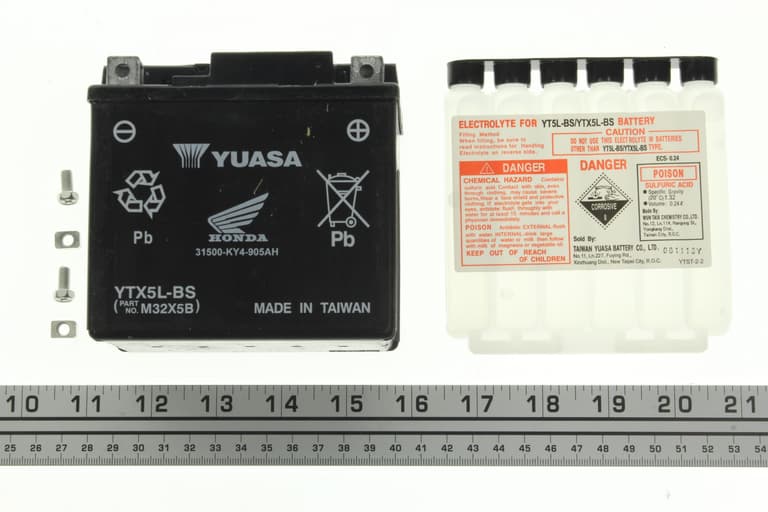 31500-KY4-905 BATTERY (YTX5L-BS) (YUASA) (MSDS)