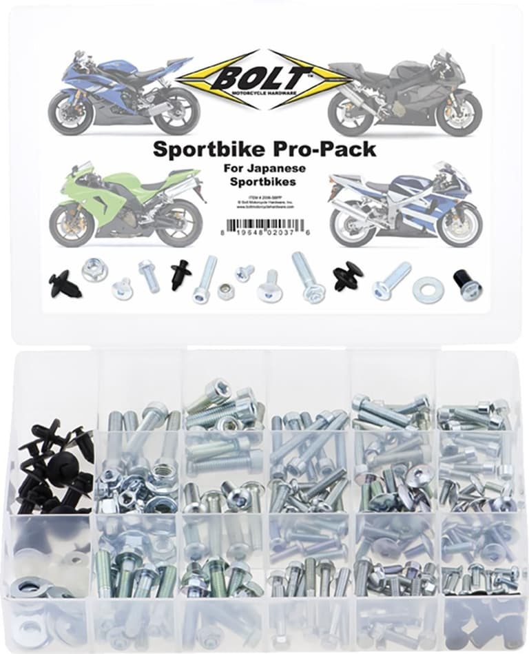 2DLO-BOLT-2006-SBPP Sportbike Pro Pack - 250-Piece