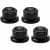 17DC-FUSION-BY-LA-F330-00B Fusion Headbolt Covers - Decadent Black Powdercoat