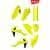 91QQ-POLISPORT-90740 Plastic Kit - Flo Yellow