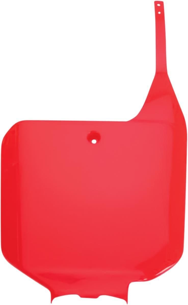 1LNE-UFO-HO02674067 Front Number Plate - Red