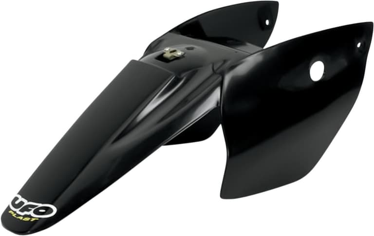 1J3W-UFO-KT03073-001 Rear Fender with Side Panels - Black