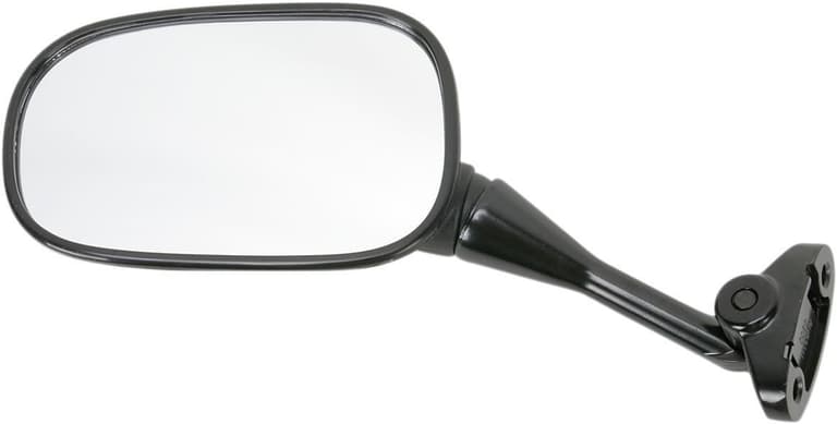 26MW-EMGO-20-87022 Mirror - Side View - Oval - Black - Left