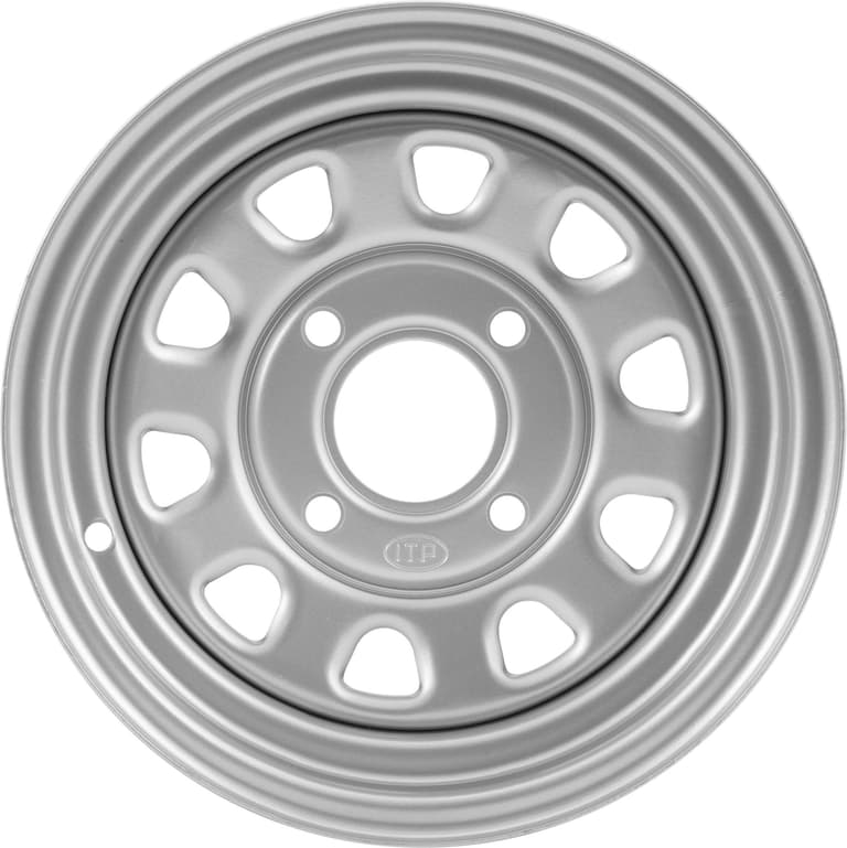 375W-ITP-1225565032 Delta Steel Wheel - Rear - Silver - 12x7 - 4/137 - 2+5