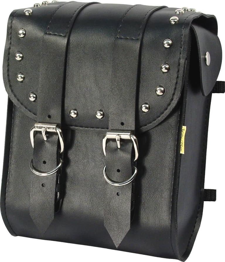 2W5G-WILLIE-MAX-58452-01 Ranger Sissy Bar Bag - Studded - Black