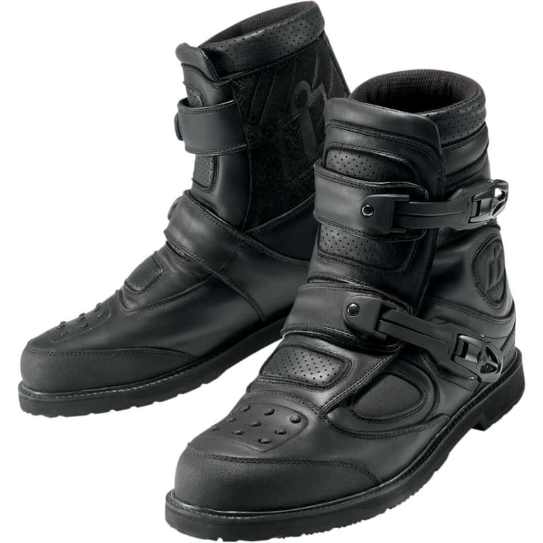 2V4G-ICON-34300353 Patrol Boots Shoe Laces - Black - Size 7-14