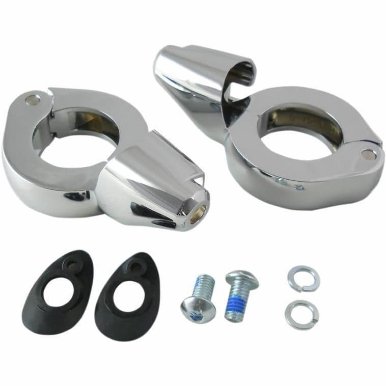 24IN-DRAG-SPECIA-20201269 Turn Signal Mount - 41mm - Chrome