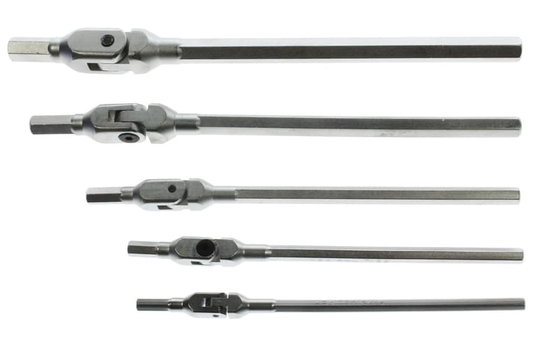 Motion Pro 08-0419 Chrome SAE Hex Wrench Set 