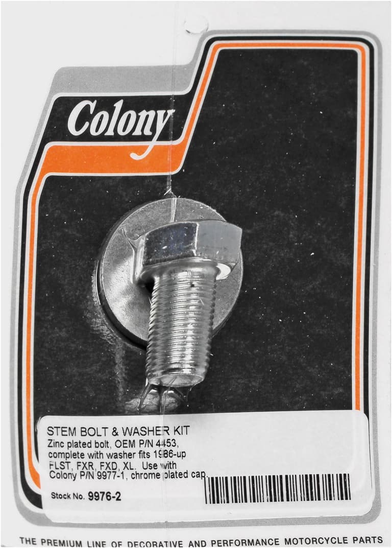 2DDI-COLONY-9976-2 Bolt Stem & Washer Kit