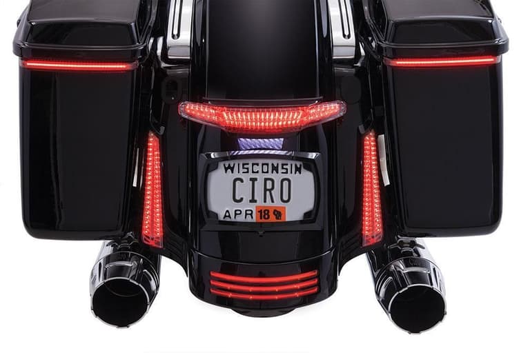 23YP-CIRO-40054 Taillight/License Plate Holder - Black