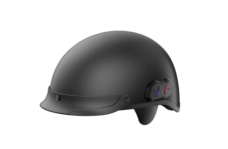 86W6-SENA-CAVALRY-CL-MB-XXL Cavalry Solid Smart Helmet Matte Black - 2X