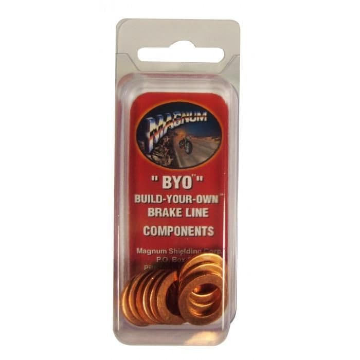 1XI9-MAGNUM-392911 Build Your Own Brake Line Copper Crush Washers - 7/16in.