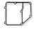 13OW-COMETIC-C9189 Transmission Top Cover Gasket Cover - Twin Cam