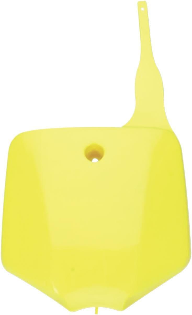 1LNM-UFO-SU03926-102 Front Number Plate - Neon Yellow