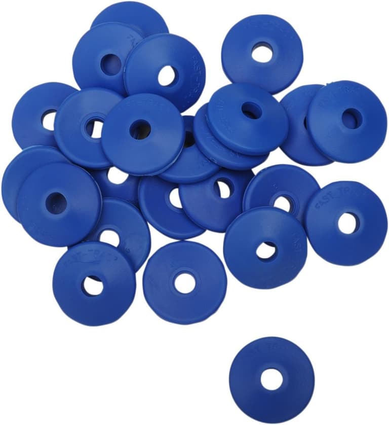 26O4-FAST-TRAC-209RB-96 Backer Plates - Blue - Round - 96 Pack