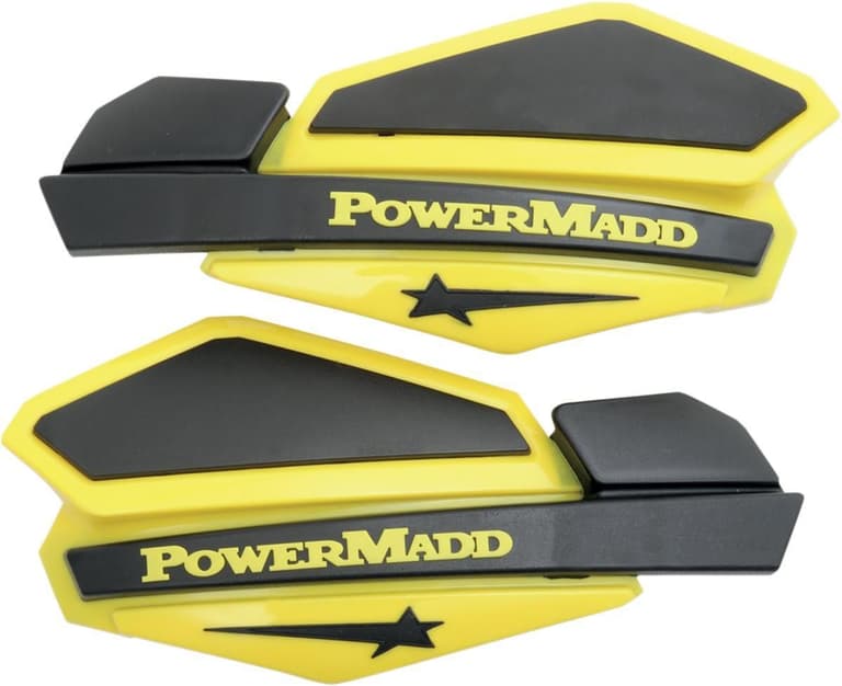 1PHK-POWERMADD-34206 Handguards - Suzuki Yellow/Black