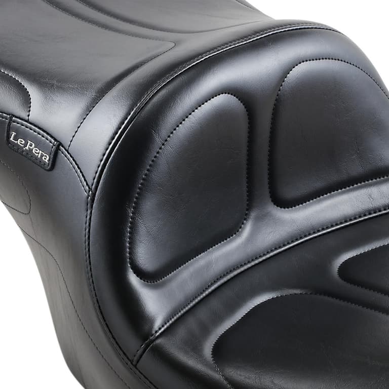 22R1-LE-PERA-LH-957 Maverick Seat - Without Backrest - Stitched - Black - FLH/FLT '02-'07