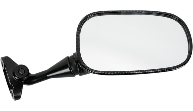 26N1-EMGO-20-87033 Mirror - Side View - Carbon Fiber - Rectangle - Right - Honda