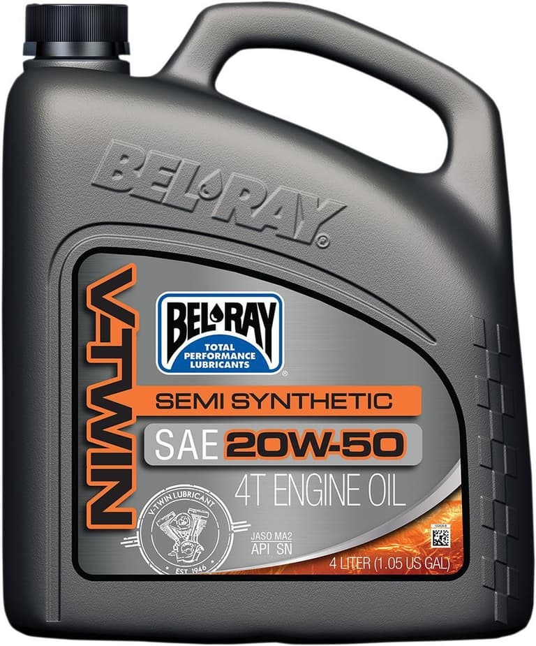 2WYS-BELRAY-96910-BT4 V-Twin Semi-Synthetic Oil - 20W-50 - 4L
