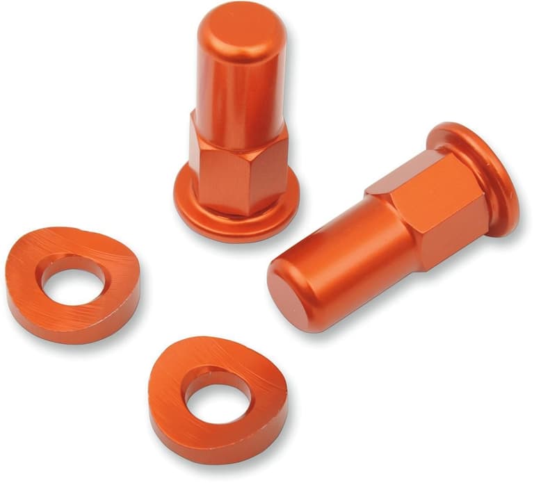 7O7-NO-TOIL-NTRK006 Rim Lock Nut/Spacer - Kit - Orange
