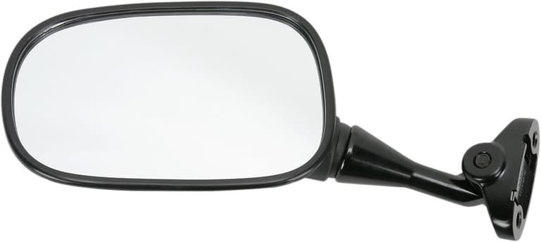 26N0-EMGO-20-87032 Mirror - Side View - Oval - Black - Left