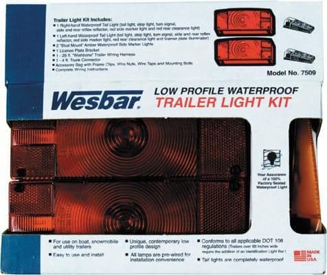 1T70-WESBAR-007509 Waterproof Taillight Kit