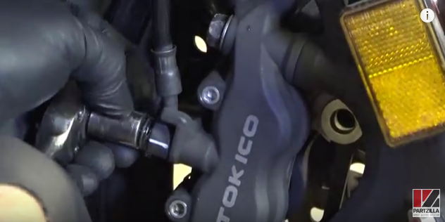 Honda CBR 600 brake line