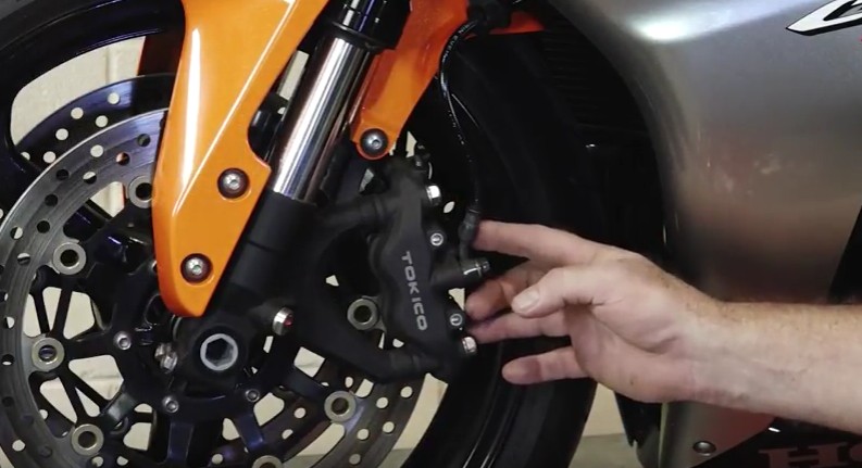 Motorcycle brake pads discs break-in