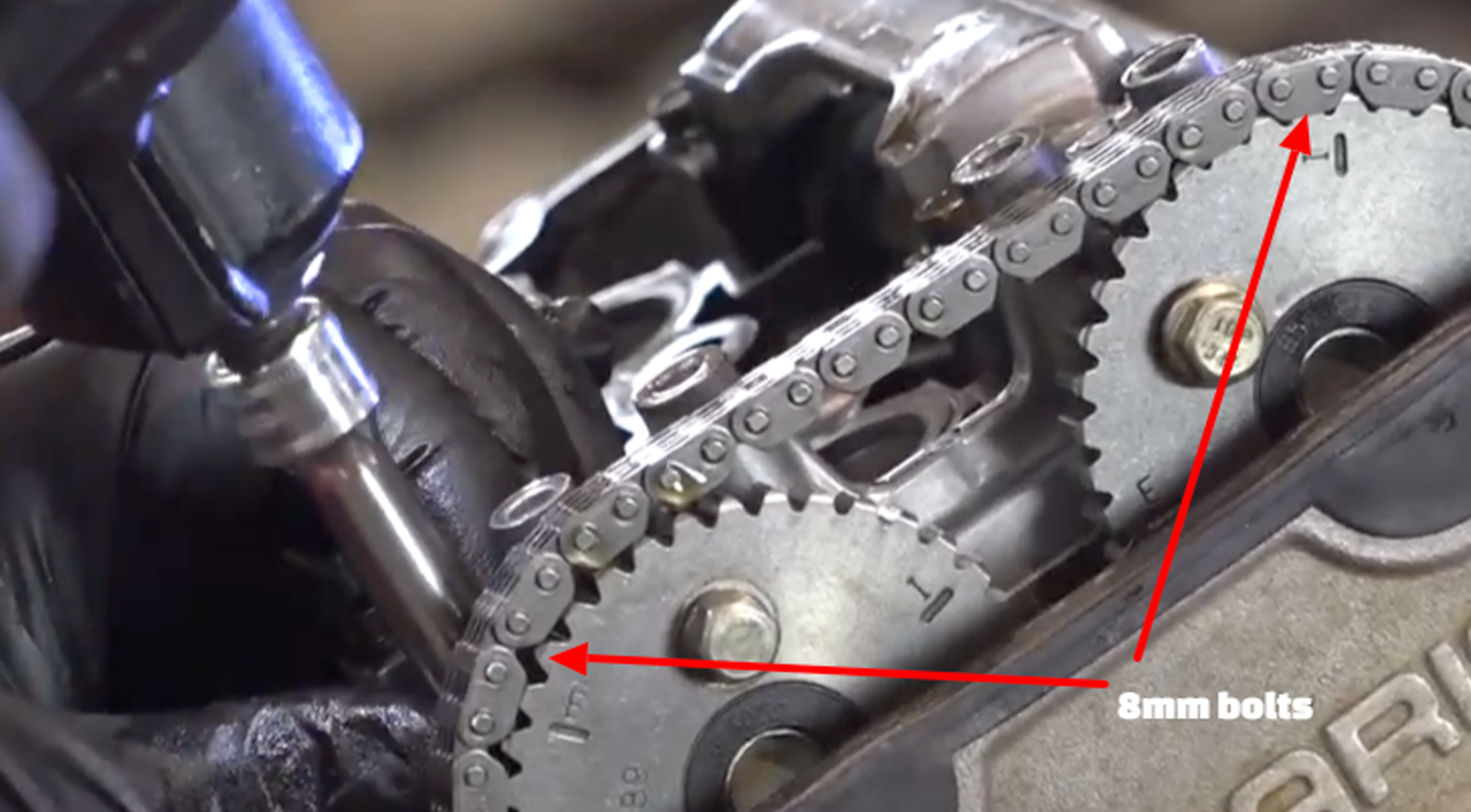 Polaris side-by-side cylinder head removal