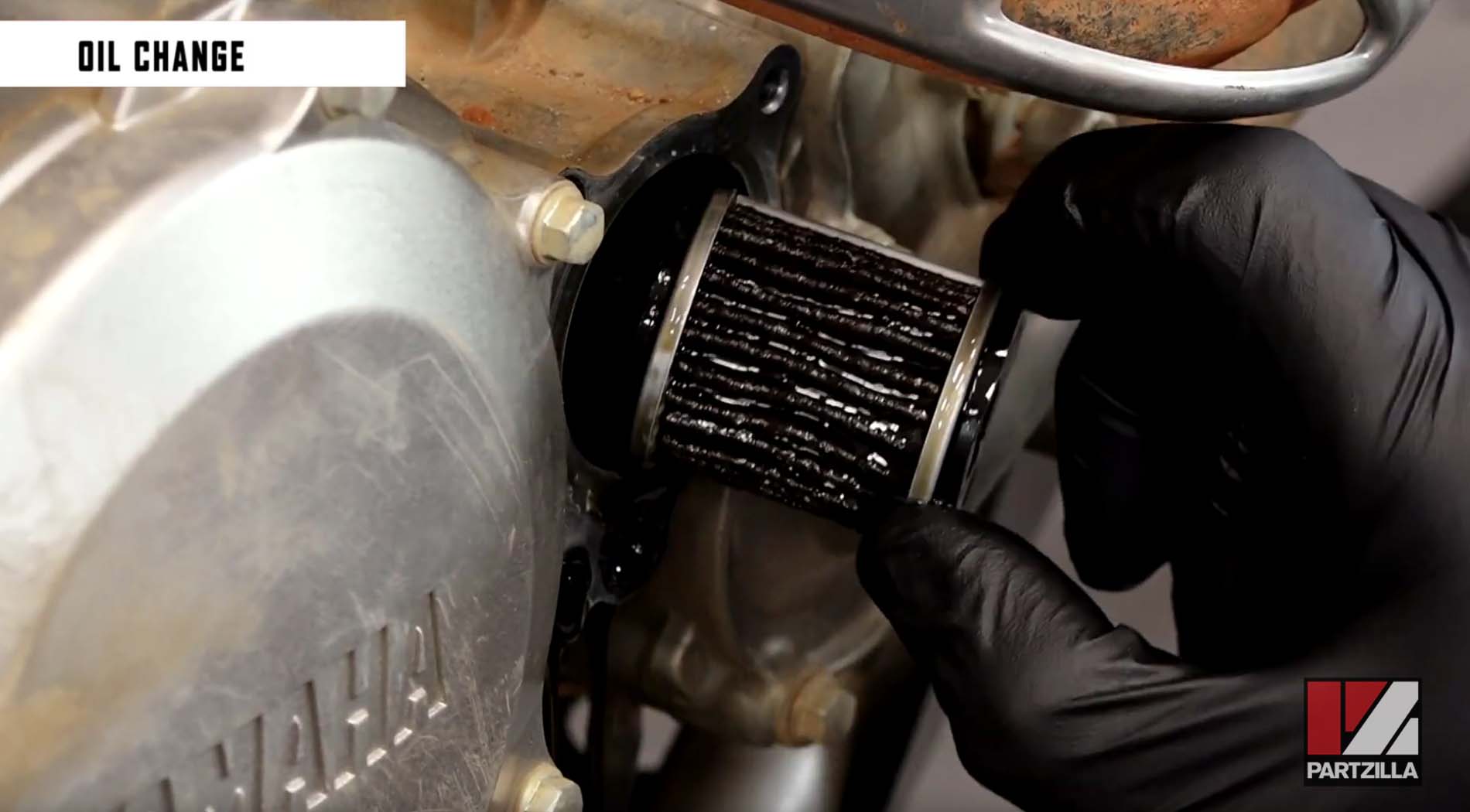 Restore an old powersports vehicle oil change