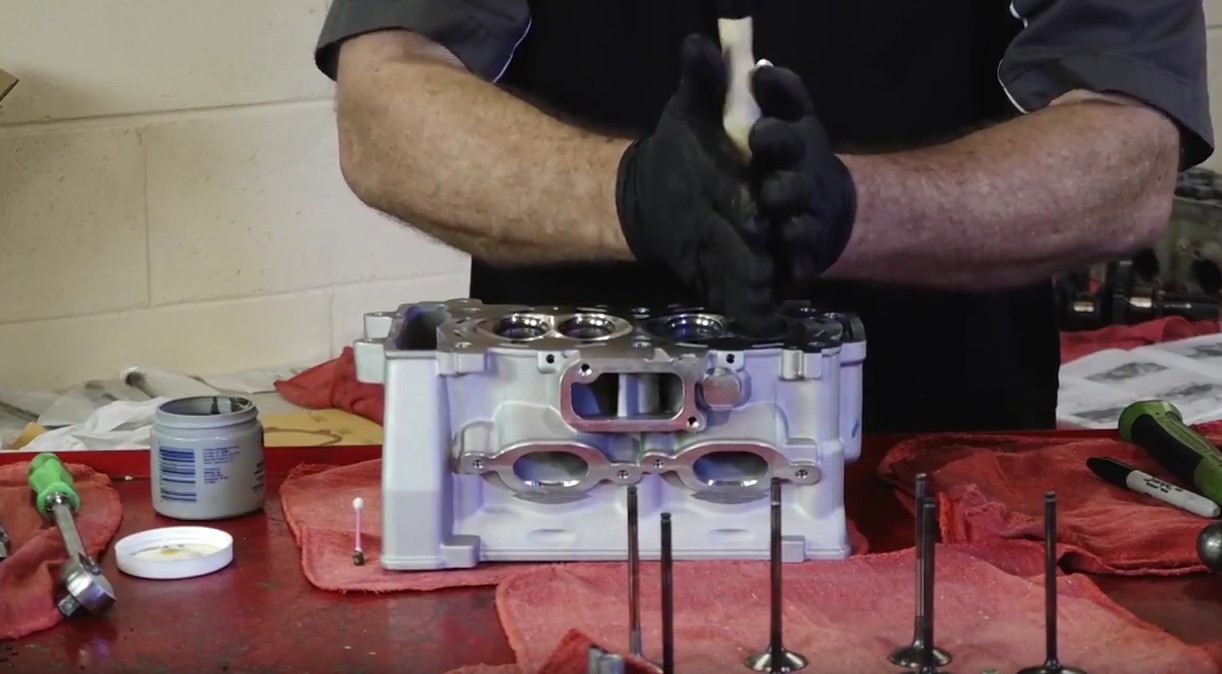 Polaris RZR engine valve lapping tool