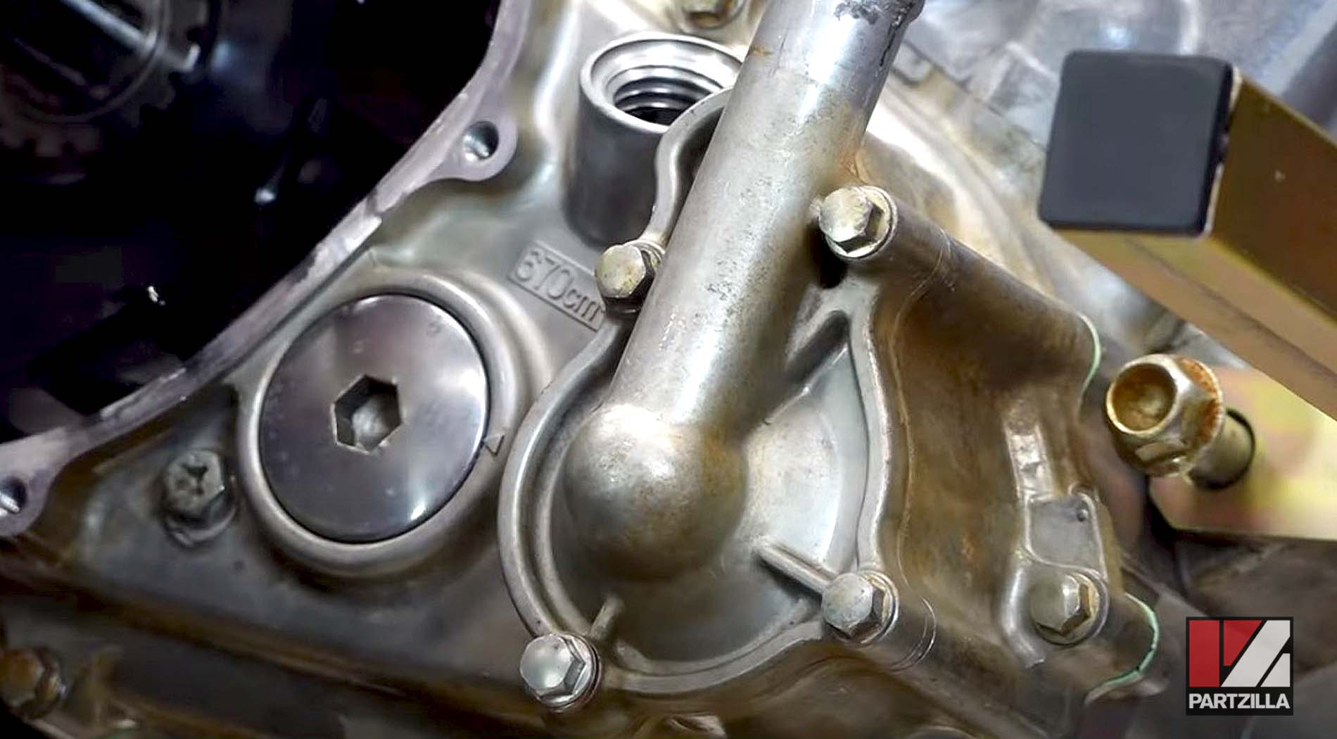 Motorcycle coolant leak causes bad water pump