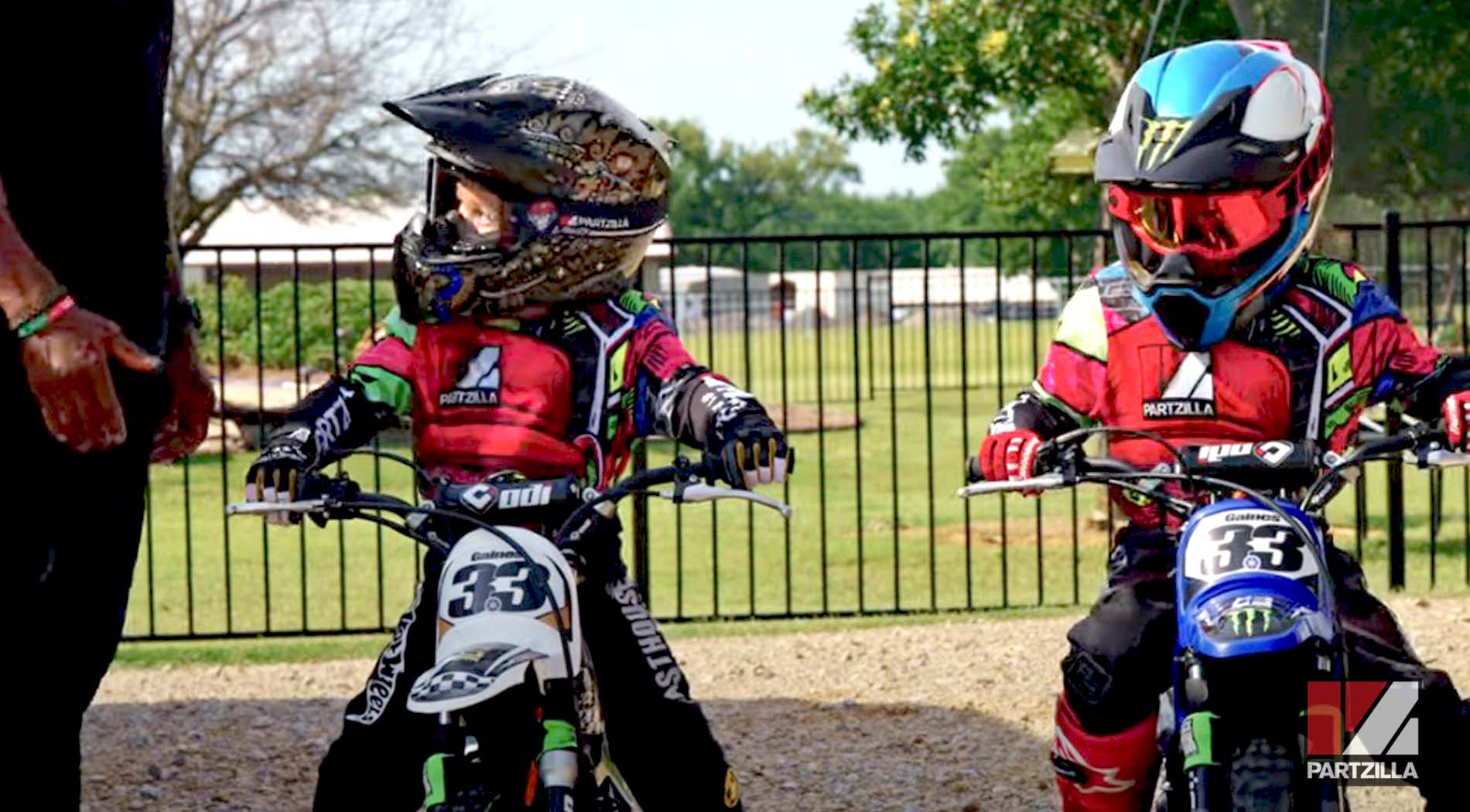 Professional stunt rider Ian Gaines children