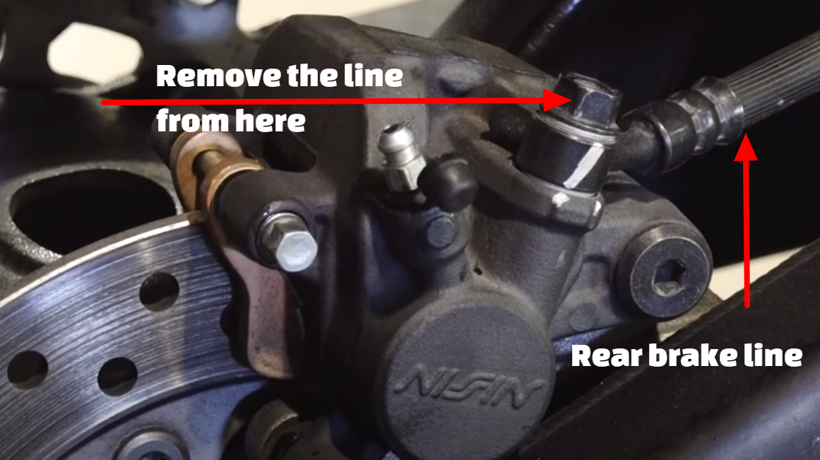 Honda CBR600 F2 rear brake caliper piston seal rebuild repair kit M N 1991 1992 