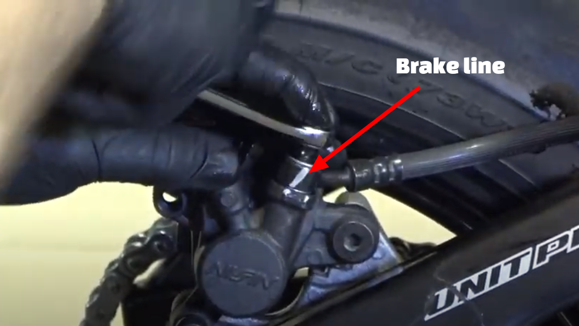 Honda CBR600RR rear brake caliper rebuild