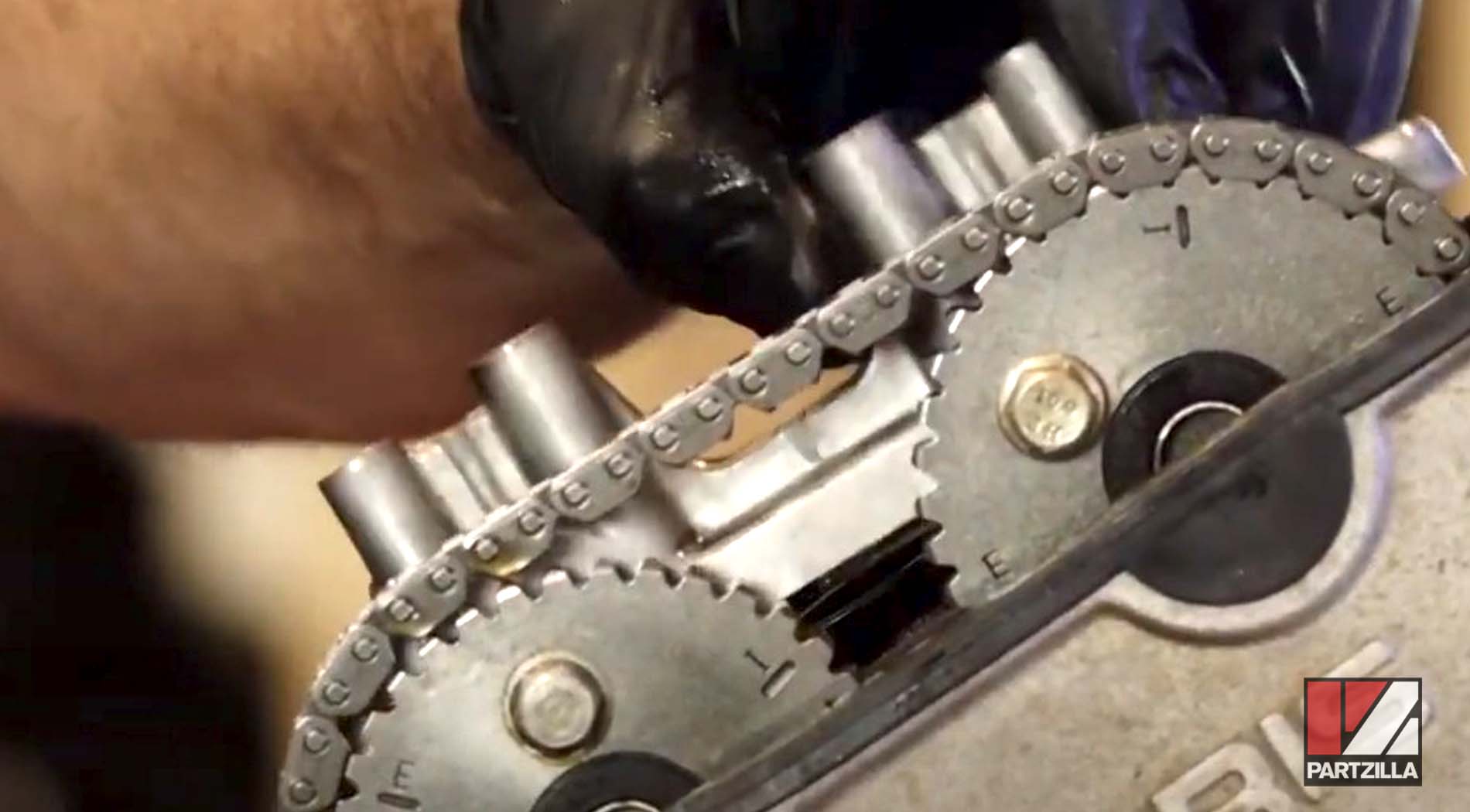 Polaris side-by-side cylinder head removal