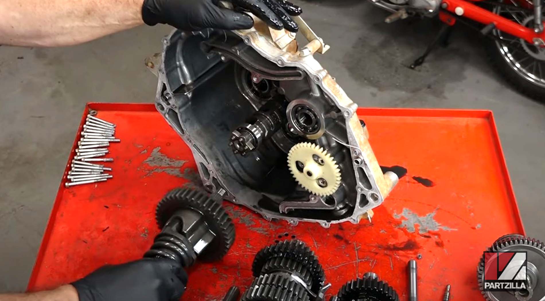 Yamaha YXZ1000R gear reduction kit installation gear removal