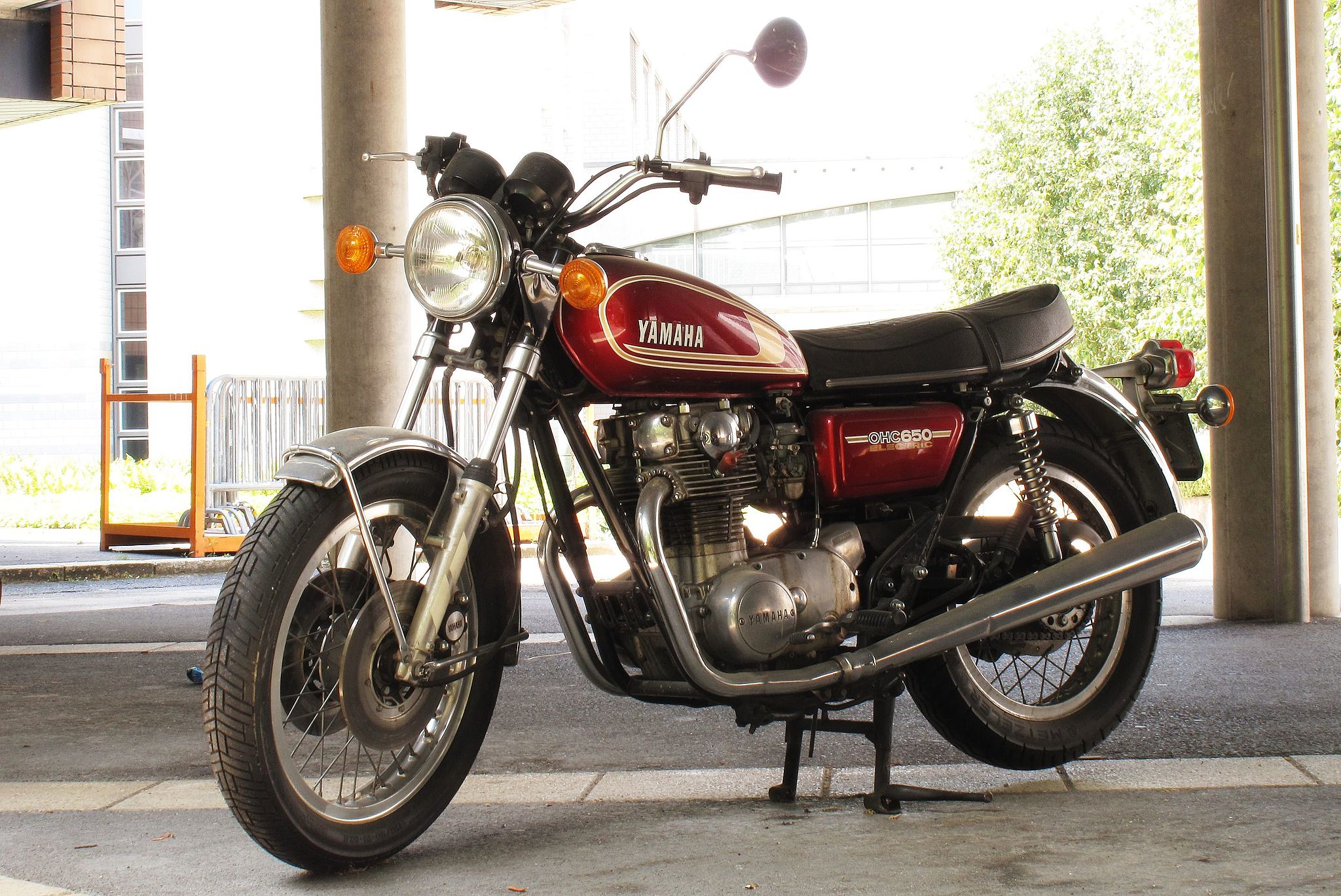 Yamaha XS 650 vintage motorcycle