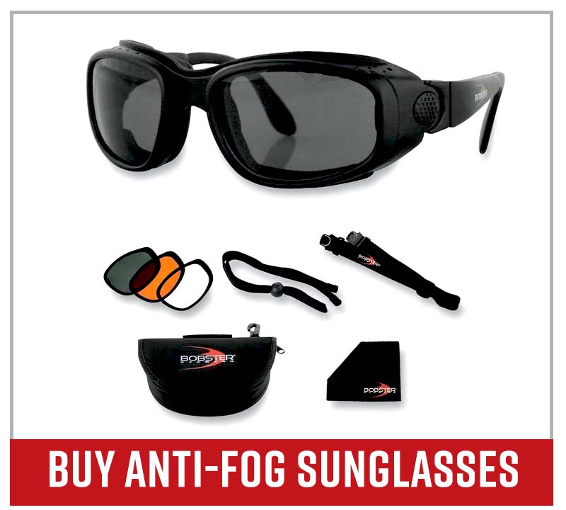 Bobster Eyewear anti-fog riding sunglasses
