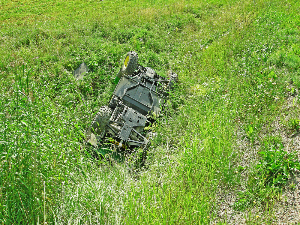 ATV accident injuries overturned