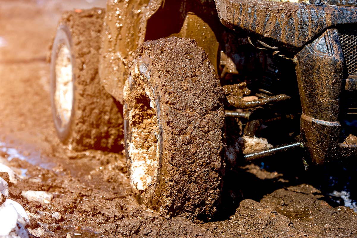 ATV mudding essentials mud tires