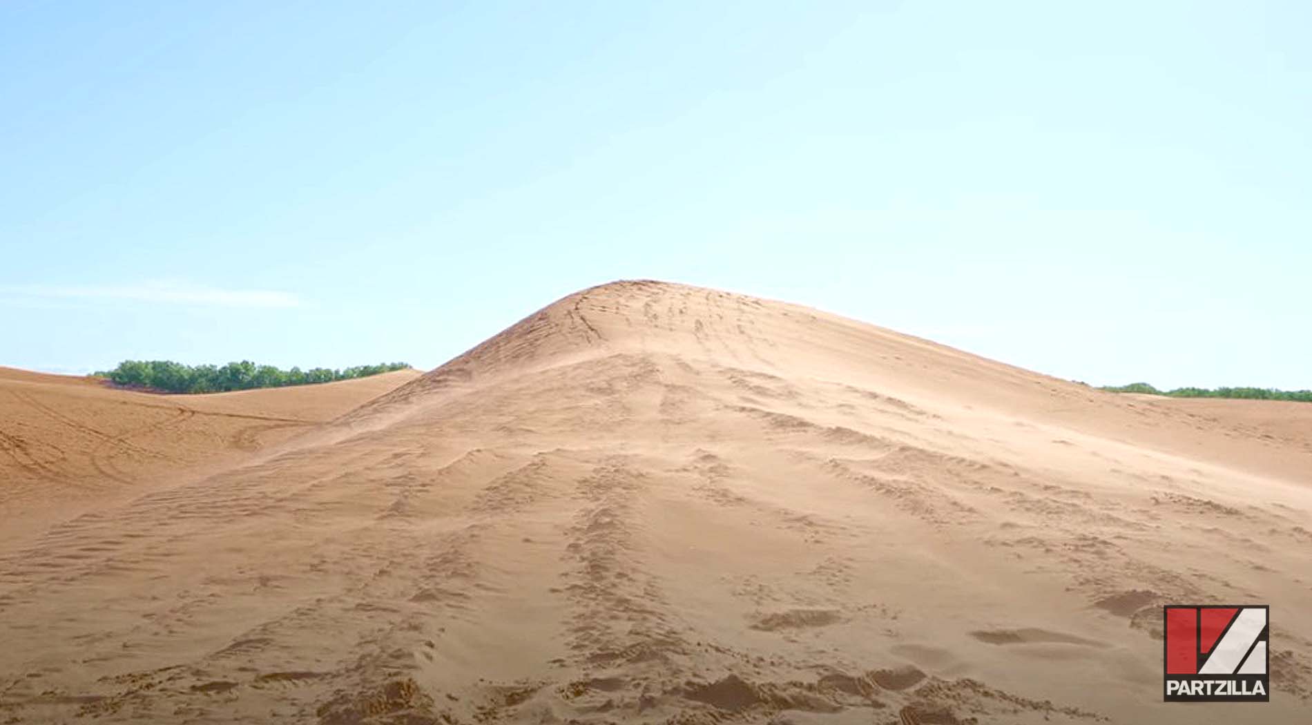 Offroad riding sand dune