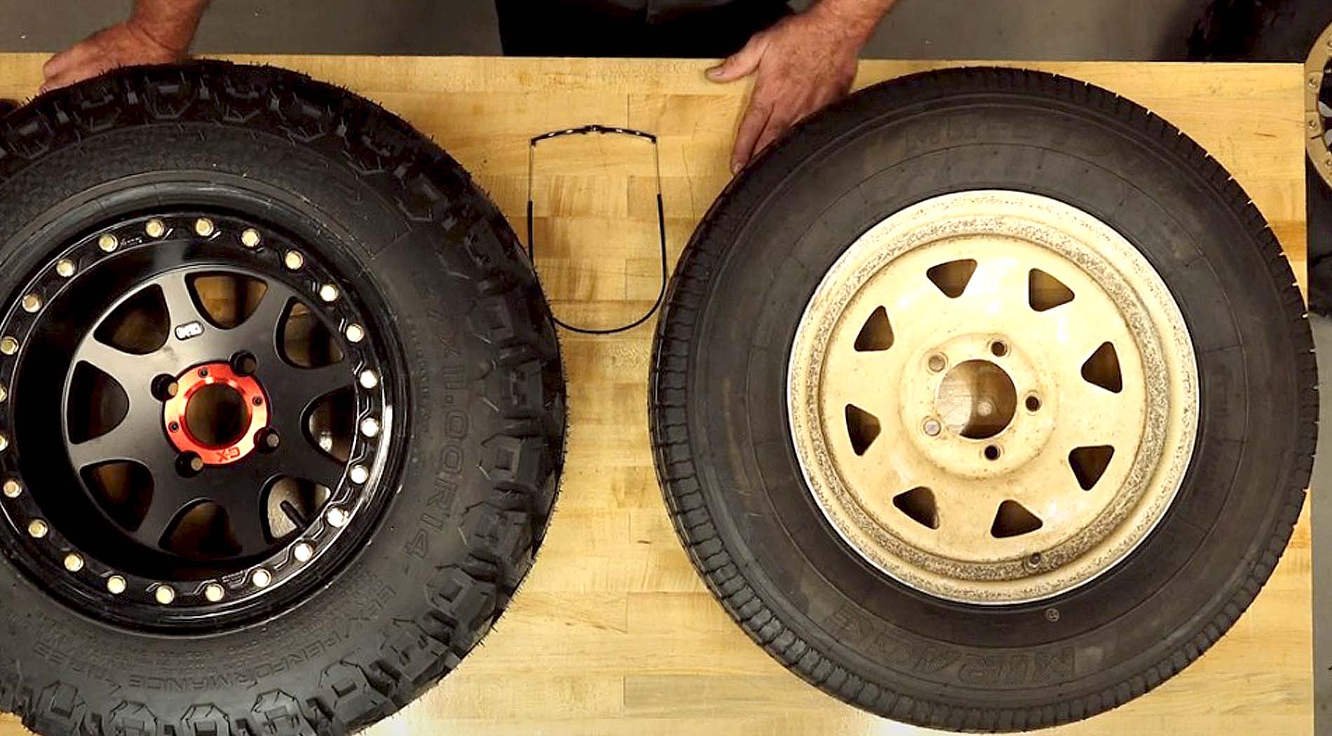 Metric size tire vs standard size tire