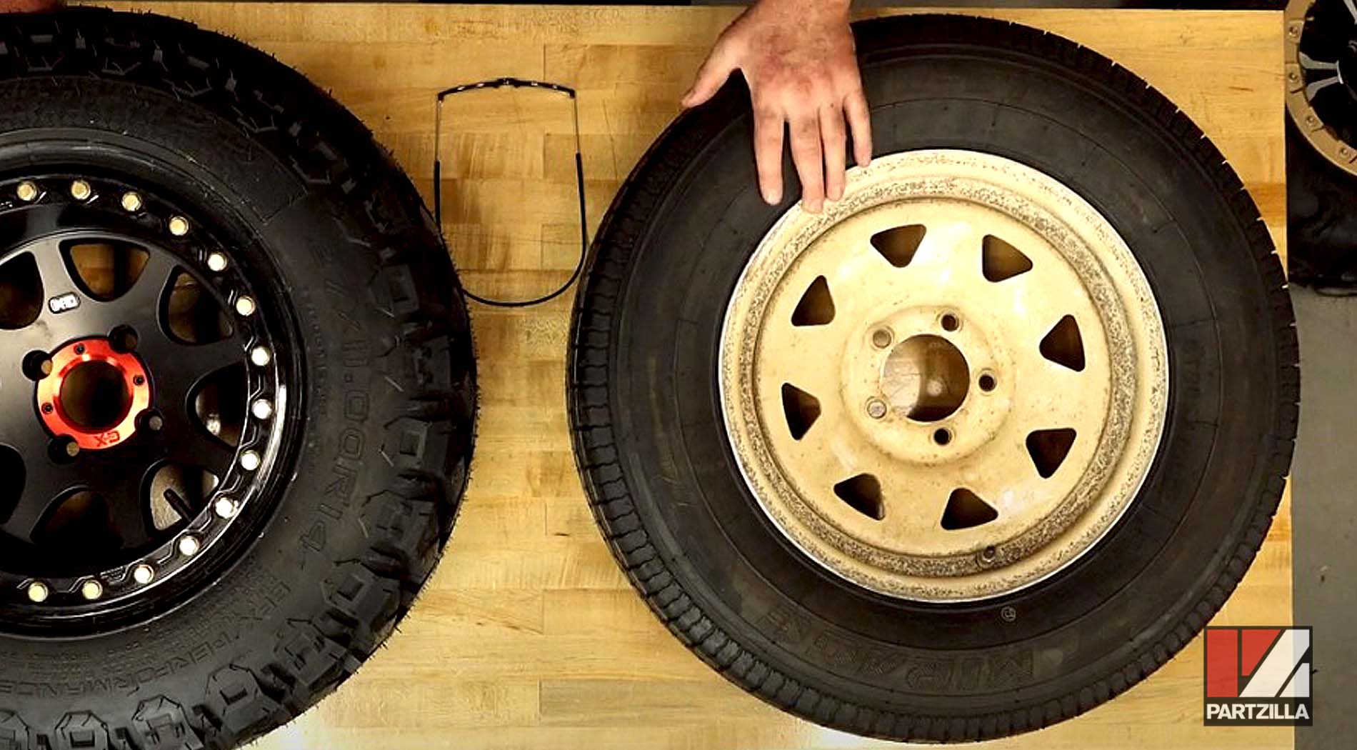 Metric size tire vs standard size tire sidewall height