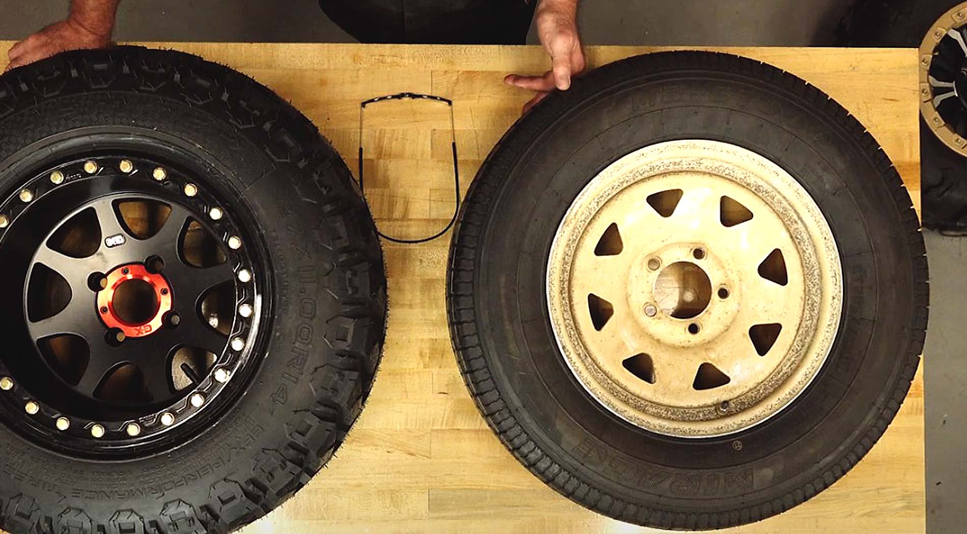 Metric size tire vs standard size offroad tire