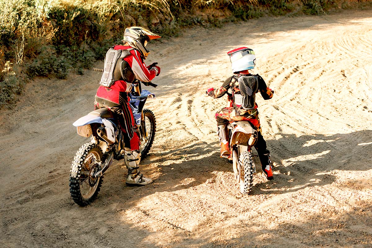 Dirt bike riding benefits for kids family bonding