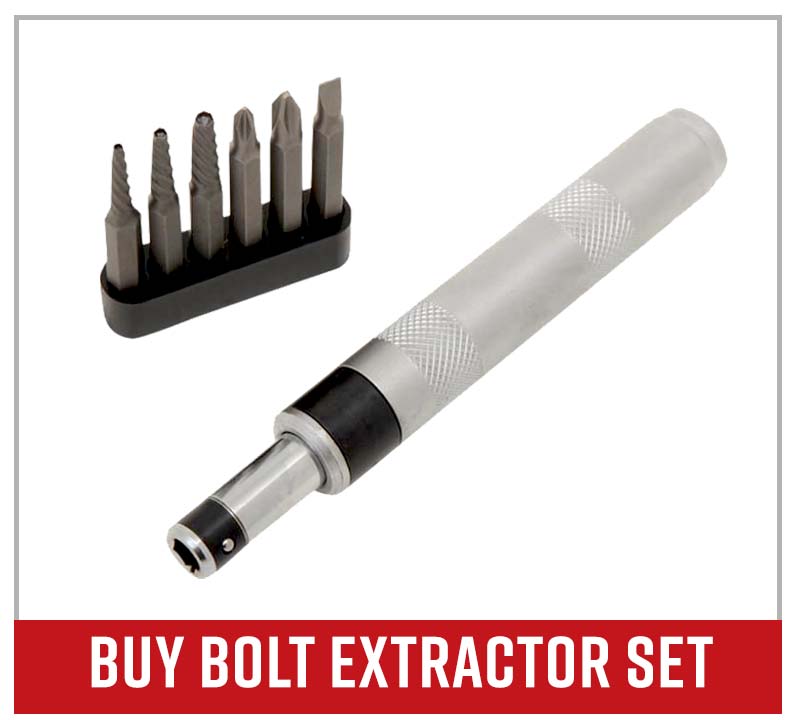 Bolt extractor tool set
