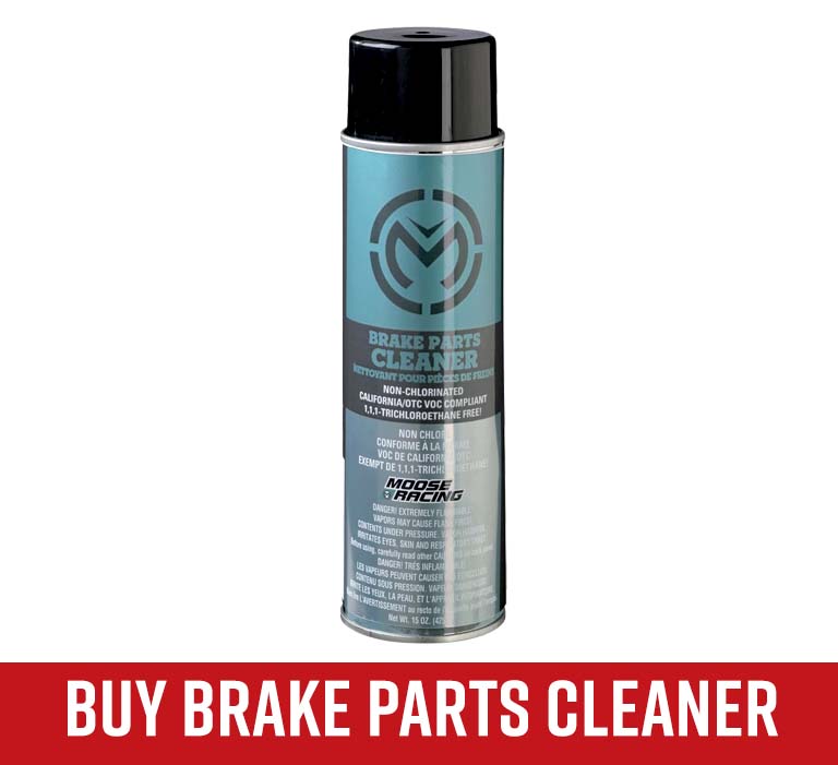 Moose brake parts cleaner