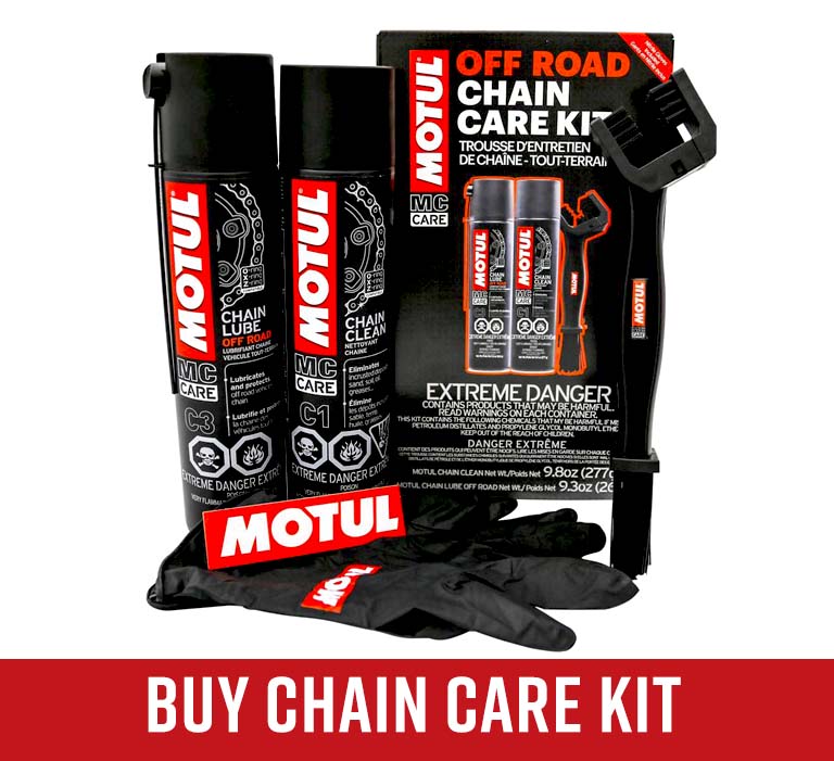 But Motul chain care kit