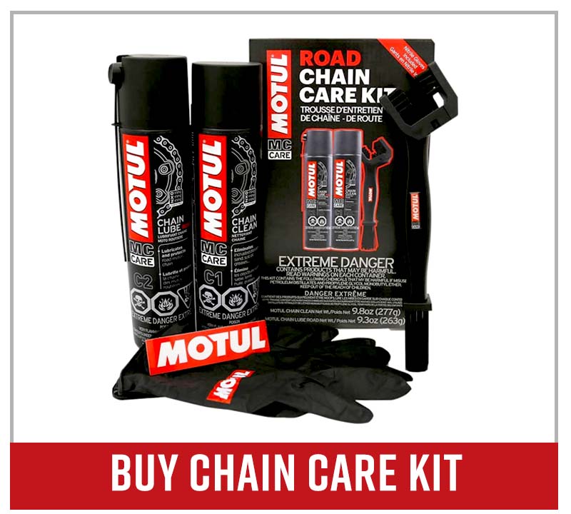 Buy motorcycle chain care kit